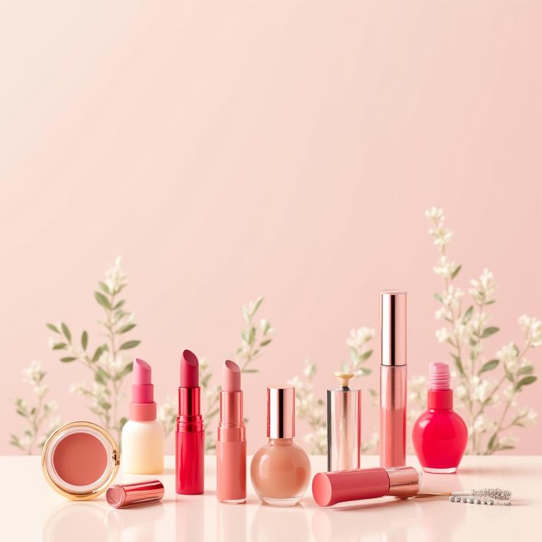 Clean beauty color cosmetics collection with vegan lipstick and non-toxic makeup