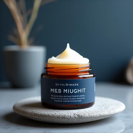 Handmade face moisturizer for men's daily skincare routine